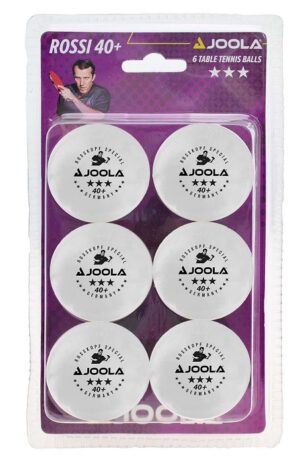 Loptice za stolni tenis Joola Rossi 3*, set od 6 komada, bijela