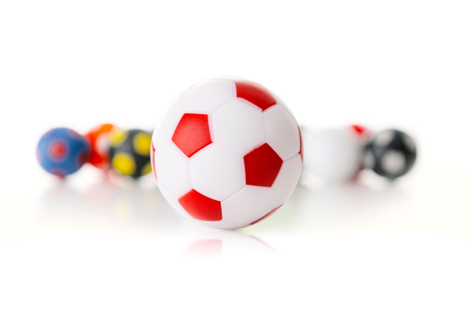 Loptice za stolni nogomet Winspeed 35 mm | bijelo-crvene | 10 kom 02