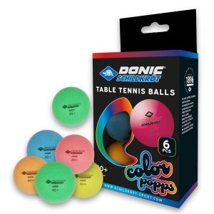 Loptice za stolni tenis Donic Colour Popps, razne boje, 6 kom