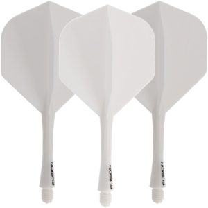 Pikado pera i nastavci Winmau Fusion, bijeli