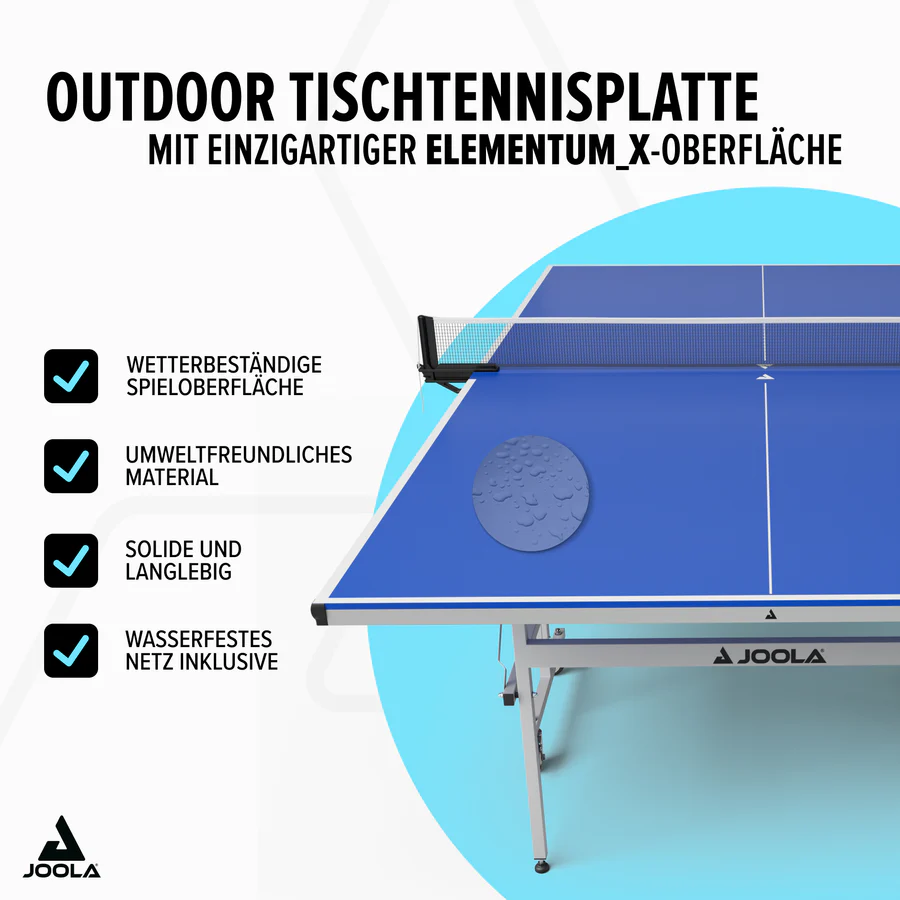 Stol za stolni tenis Joola J100X, za vanjsku upotrebu
